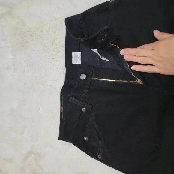 Vintage Levi’s 921 15921 Orange Tab Tapered Fit Black Mom Jeans Made USA Size 6 - Picture 5 of 9